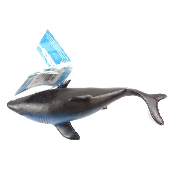 Shark Toy Major Life Like Stretchable Squishy Great White Beaded Blip Ocean Blue - Picture 6 of 13